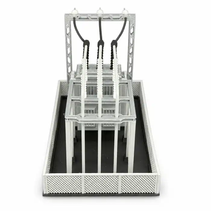 Transformateur pour maquette 1/87 blanc