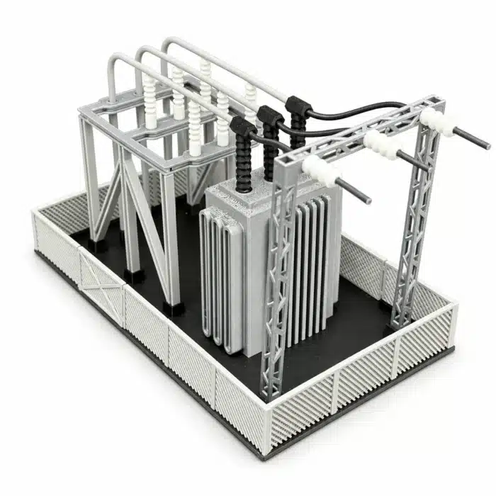 Transformateur pour maquette 1/87 blanc