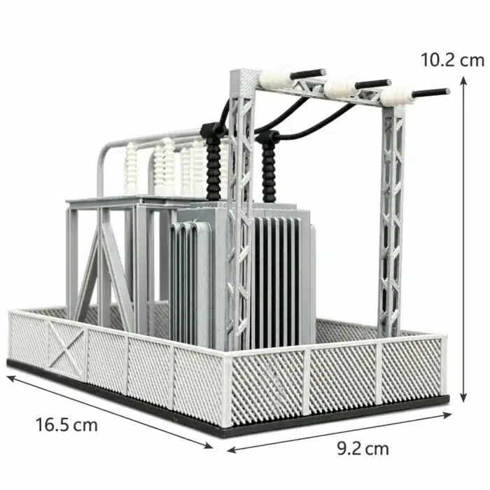 Transformateur pour maquette 1/87 blanc