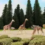 Figurine de girafes 1:87