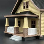 Maison de banlieue nord américaine 1:87