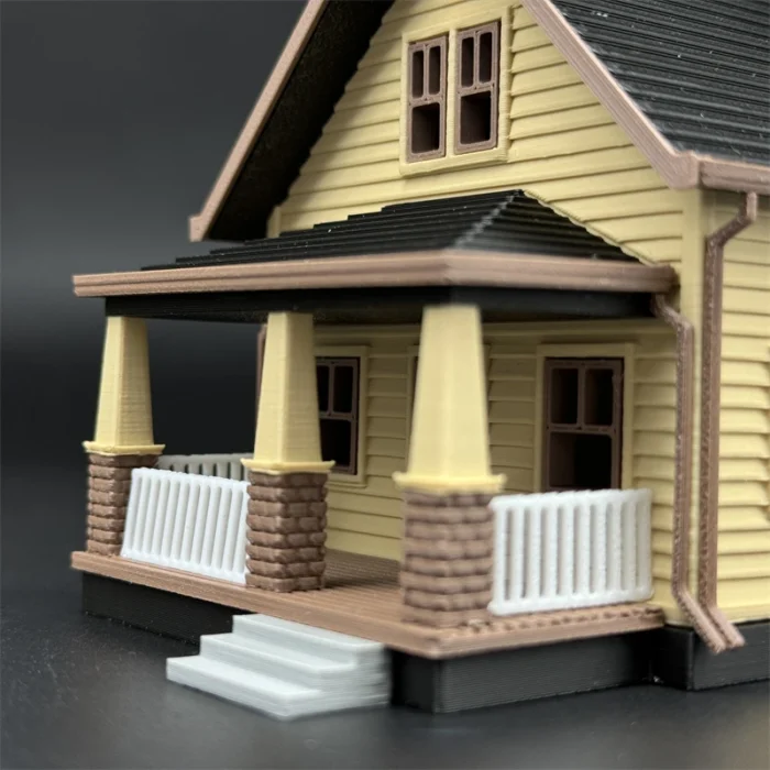 Maison de banlieue nord américaine 1:87