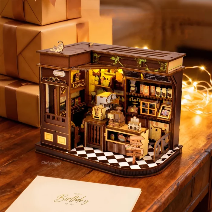 Maquette comptoir de café